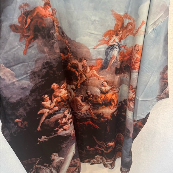 Renaissance Short Sleeve Woven Top - Multi Color - Picture 10 of 15